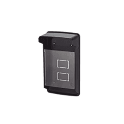 Cubierta o Housing Color Negro Para dispositivos de Control de Acceso / Medidas 245 x 82 x 142 mm / Compatible con Teclados, Videoporteros, Biométricos, Etc.