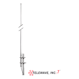 Antena Colineal de Fibra de vidrio para Base, 144-151 MHz, 6 dB, N Hembra.
