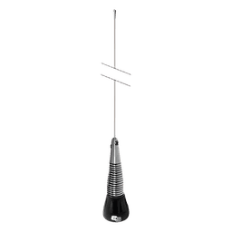 Antena Móvil VHF / UHF, Ajustable en Campo, Rango de Frecuencia 150 - 512 MHz.