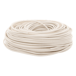 Cable Doble Aislado para Cercas Electrificadas / Calibre 22 / Bobina 100 m (328 ft) / Conductor Multifilar Anti-UV / -10 a 60°C / NMX-J008 / ASTM B3-90