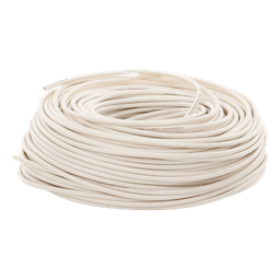 Cable Doble Aislado para Cercas Electrificadas / Calibre 22 / Bobina 100 m (328 ft) / Conductor Multifilar Anti-UV / -10 a 60°C / NMX-J008 / ASTM B3-90