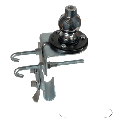 Montaje para defensa de vehículo / Ajustable 180° / Acero inoxidable / Rosca 3/8' x 24