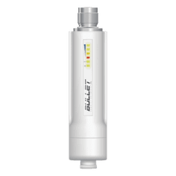 Radio airMAX Bullet-M2HP, hasta 100 Mbps, frecuencia de 2 GHz (2412 - 2472 GHz), No incluye adaptador PoE