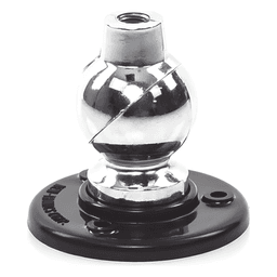 Montaje de bola para antena / Ajustable 2.5" (6.35 cm) / Base 2" (5.08 cm) / Rosca 3/8" x 24 / Ángulo 180°