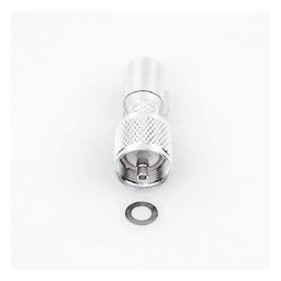 Conector UHF macho (PL-259) de anillo plegable para RG-8, BELDEN 8237, RG-213/U, 8267.