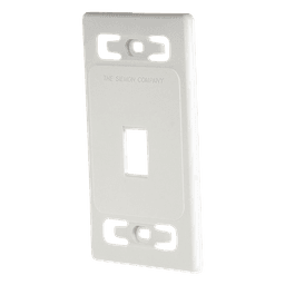Placa de Pared Modular / 1 Salida / Color Blanco / Versión Bulk / MAX
