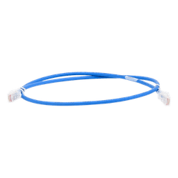 Patch Cord MC6 Modular Cat6 UTP, CM/LS0H, 0.91 Metros (3 Pies), Color Azul, Versión Bulk (Sin Empaque Individual)