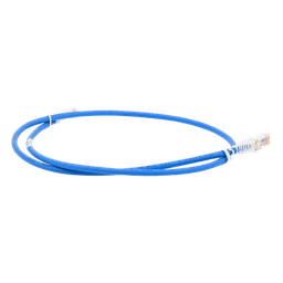 Patch Cord MC6 Modular Cat6 UTP, CM/LS0H, 0.91 Metros (3 Pies), Color Azul, Versión Bulk (Sin Empaque Individual)