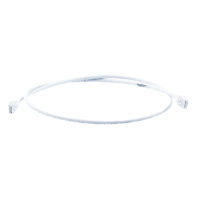 Patch Cord MC6 Modular Cat6 UTP, CM/LS0H, 0.91 Metros (3 Pies), Color Blanco, Versión Bulk (Sin Empaque Individual)