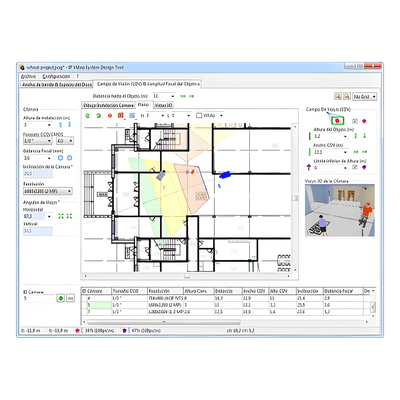 IP Video System Design PROFESSIONAL Tool / Software de Diseño para el Sistema de Vídeo IP / Hasta 64 Cámaras por Proyecto