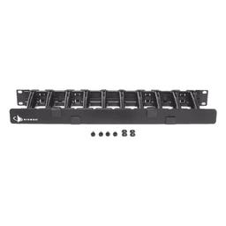 Organizador de Cable Horizontal RouteIT, Sencillo, Para Rack de 19in, 4in de profundidad, 1UR