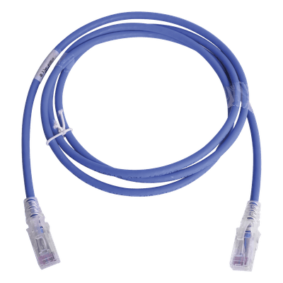 Patch Cord MC6 Modular Cat6 UTP, CM/LS0H, 1.52 Metros (5 Pies), Color Azul, Versión Bulk (Sin Empaque Individual)