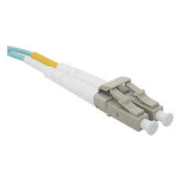 Jumper de Fibra Óptica Multimodo 50/125 XGLO OM3, LC-LC Duplex, OFNR, Color Aqua, 3 Metros (9.84 Pies)