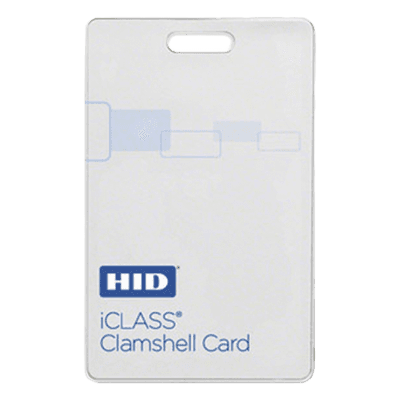 Tarjeta iClass Clamshell (Gruesa) / 2 k memoria / Garantía de por Vida