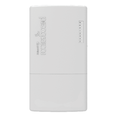(PowerBox Pro) Router para exterior 5 puertos Gigabit, PoE Pasivo o 802.3af/at