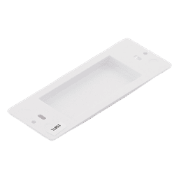 Inserto Ciego para Placa de Pared / Instalación a Presión / 2 a 6 Espacios / Blanco Brillante