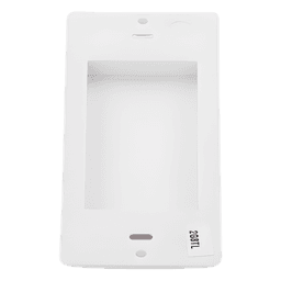 Inserto Ciego para Placa de Pared / Instalación a Presión / 2 a 6 Espacios / Blanco Brillante