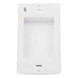 Inserto Ciego para Placa de Pared / Instalación a Presión / 2 a 6 Espacios / Blanco Brillante