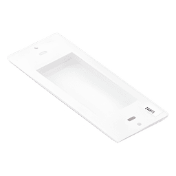 Inserto Ciego para Placa de Pared / Instalación a Presión / 2 a 6 Espacios / Blanco Brillante