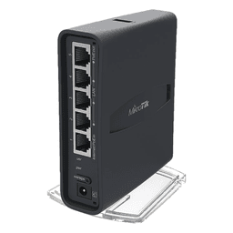(hAP ac lite Tower) 5 Puertos Fast Ethernet, WiFi Doble Banda 802.11ac, Base tipo Torre