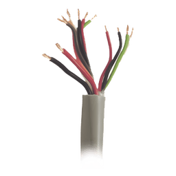 Bobina de Cable de 500 Metros (1640 Pies) / Color Gris / Sistemas de Alarmas de Intrusión y Control de Acceso / 5 Pares Calibre 22 / 1 Par Calibre 18 / Intemperie