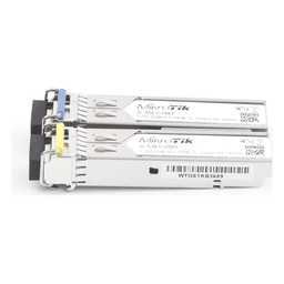 Transceptores MiniGbic SFP 1.25G LC WDM para fibra Mono Modo 20 Kms