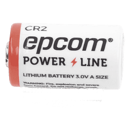 Batería de Litio CR2 / 3V / 850 mAh / No Recargable / Sello Hermético Vidrio-Metal / Operación -40°C a +60°C