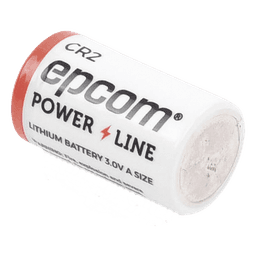 Batería de Litio CR2 / 3V / 850 mAh / No Recargable / Sello Hermético Vidrio-Metal / Operación -40°C a +60°C