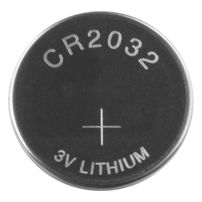Batería de litio CR2032 de 3 V a 225 mAh (No recargable)