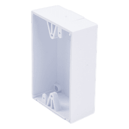 Caja trasera de montaje color blanco para Estaciones de Parada STOPPER
