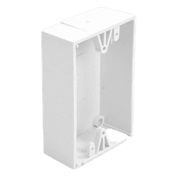 Caja trasera de montaje color blanco para Estaciones de Parada STOPPER