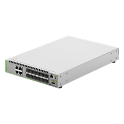 Switch Capa 3 Stackeable 10 Gigabit , 12 puertos SFP/SFP+ 10G y 4 puertos 100/1000/10G Base-T (RJ-45)