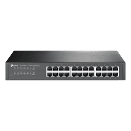 Switch Gigabit no administrable de 24 puertos 10/100/1000 Mbps para escritorio/rack