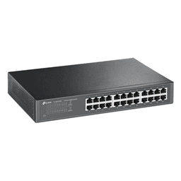 Switch Gigabit no administrable de 24 puertos 10/100/1000 Mbps para escritorio/rack