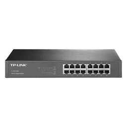Switch Gigabit no administrable de 16 puertos 10/100/1000 Mbps para escritorio/rack