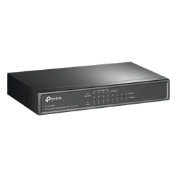 Switch Gigabit PoE+ no administrable de 8 puertos 10/100/1000 Mbps, solo 4 puertos PoE, para escritorio