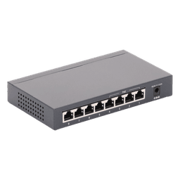 Switch Gigabit PoE+ no administrable de 8 puertos 10/100/1000 Mbps, solo 4 puertos PoE, para escritorio