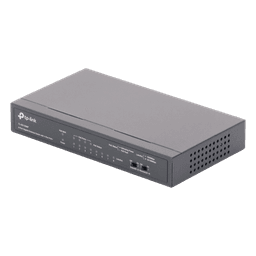 Switch Gigabit PoE+ no administrable de 8 puertos 10/100/1000 Mbps, solo 4 puertos PoE, para escritorio