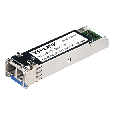 Transceptor mini-GBIC SFP / Duplex Multimodo 1GBase /  Distancia 550 metros /  Conector LC 