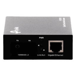 Convertidor Fibra Óptica Monomodo / 1 Puerto RJ45 10/100/1000 Mbps / Puerto Fibra Óptica SC 1000 Mbps / Hasta 20 Km / Plug and Play
