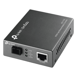 Convertidor Fibra Óptica WDM Monomodo / 1 puerto RJ45 10/100 Mbps / 1 puerto SC/UPC 100 Mbps /  Hasta 20 Km / Para su Funcionamiento Requiere el Modelo MC112CS / Plug and Play