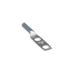 Zapata de compresión LCC6-38D-L para cal. 6 Awg, Doble barreno para tornillo prisionero de 3/8, Espaciado de orificio 25.4mm, 1 Pz