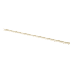 Canaleta LD3 de PVC rígido, con cinta adhesiva para instalación sin herramientas, 19.6 x 11.2 x 1828.8 mm, Color Blanco Mate