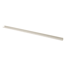 Canaleta LD5 de PVC rígido, con cinta adhesiva para instalación sin herramientas, 26 x 15 x 1828.8 mm, Color Blanco Mate