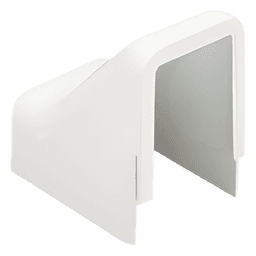 Conexión para techo falso/entrada, para uso con canaleta LD5, material ABS, Color Blanco Mate