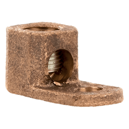 Terminal Tipo Lengüeta Recta / Cobre / Cal. 8 a 1/0 AWG / Orificio 5/16" (7.9 mm) / Barril Único / UL Listed y CSA