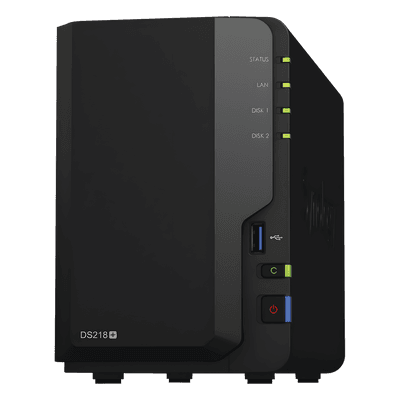Servidor NAS de escritorio con 2 bahías / Hasta 24 TB / Hasta 6GB RAM / Hasta 25 cámaras
