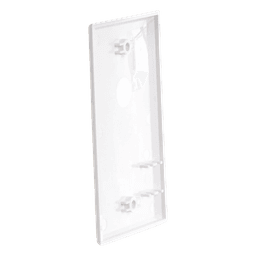 Placa de Pared Ciega Universal, Color Blanco