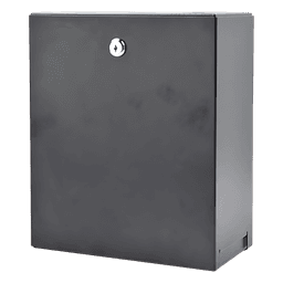 Gabinete con Punto de Consolidación de 24 Puertos, Compatible con conectores Keystone, Instalación en Pared o techo falso, Se envía el Gabinete Armado.