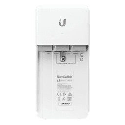 Switch PoE 24 V de Paso para Exterior con 4 Puertos Gigabit (1 PoE In, 3 PoE Out) NanoSwitch